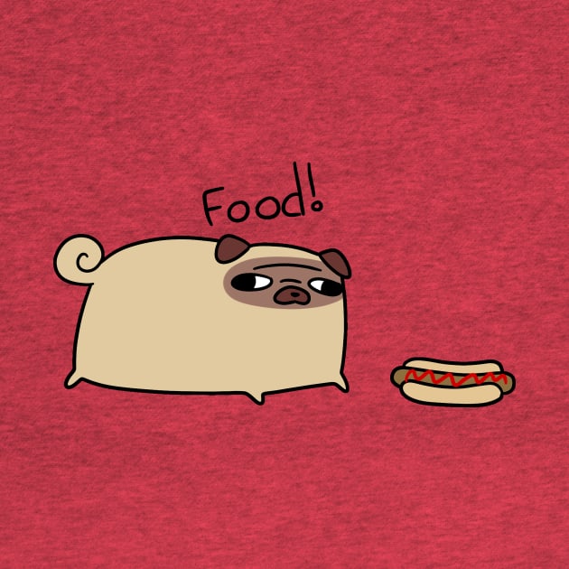 Food! Pug by saradaboru